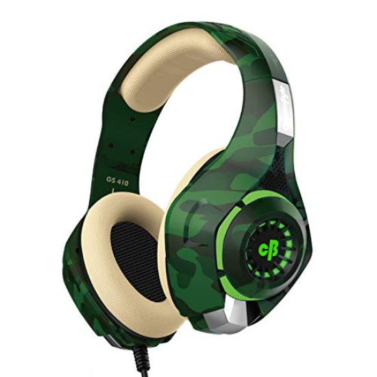 COSMIC BYTE GS410 HEADPHONES WITH MIC- CAMO GREEN